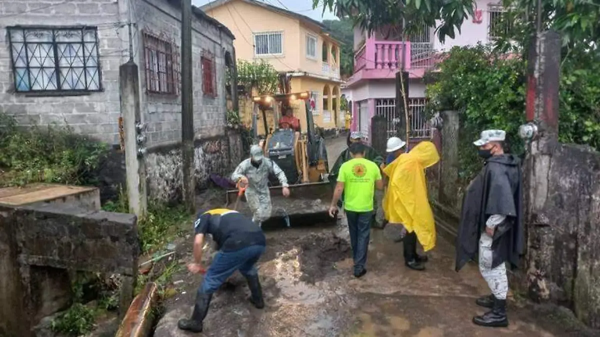 Frente Frío 4 deja afectaciones en municipios de Veracruz